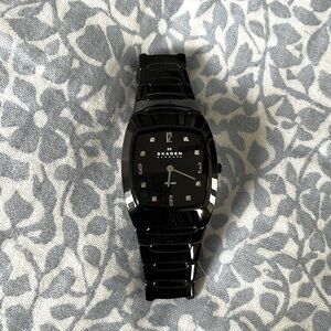 Skagen Women’s Ceramic Watch in Gun Metal Grey